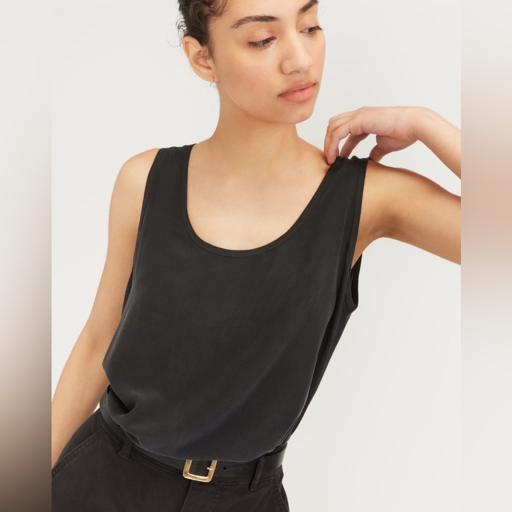 NWOT Everlane The Clean Silk Scoop-Neck Tank